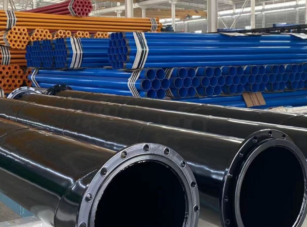 法蘭連接礦用涂塑鋼管 法蘭連接礦用涂塑鋼管